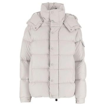 Moncler Maya 70 Logo Patch Padded Jacket Light Gray 1A001 69 54A81 90D 117410173