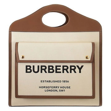 BURBERRY MIDIUM LOGO TOTE BAG BRAUN 8039362 72618765