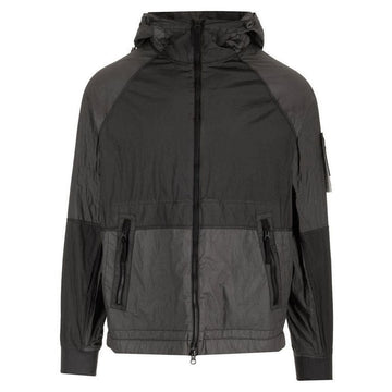 Stone Island Stone 24SS Patch Nylon Metal Watro TC Hooded Jacket Charcoal 801542020 V0065 92380614