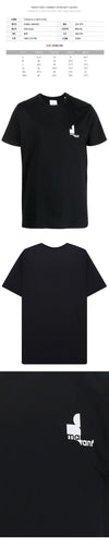Isabel Marant 23FW ZAFFERH Logo Print T-Shirt Black TS0047HA A1N09H 01BK 57884576 [P]