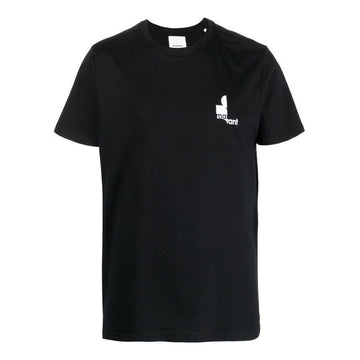 ISABEL MARANT ZAFFERH Logo-Druck T-Shirt Schwarz A1N09H 01BK 57884576