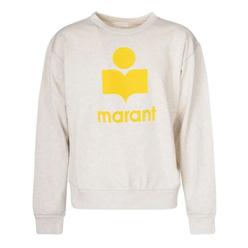 ISABEL MARANT MIKOY Logo Sweatshirt Ecru Gelb SW0029HA A1M05H ECYE 57884568