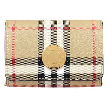 Burberry Vintage Check Chain Cardholder Beige 8066057 72618661