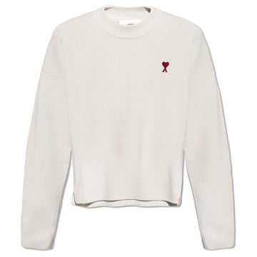 AMI Männer Small Heart Logo Stickerei Pullover UKS046 KN0042 193 116299142