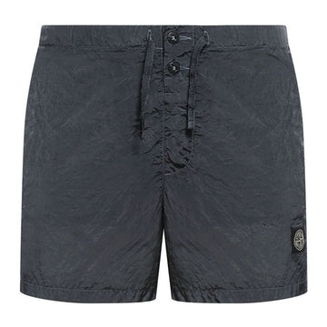 Stone Island Stone 24SS Logo Patch Swim Shorts Dark Grey V0065 8015B0643 92380571