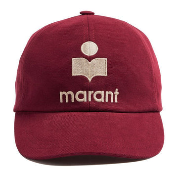 Isabel Marant 24SS TYRON Embroidered Logo Cap Raspberry 84776227