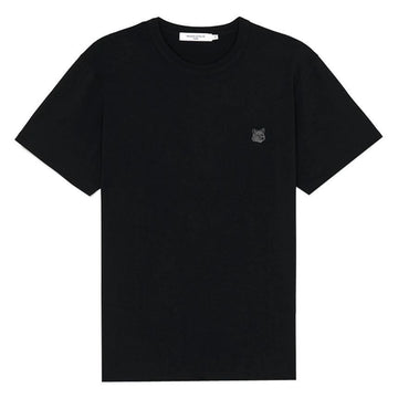 MAISON KITSUNE Foxkopf-Patch T-Shirt Schwarz 24SS A00149KJ0008 P199 84813635