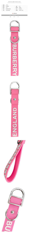 BURBERRY Moncler Logo Schlüsselanhänger Bubblegum Pink 8071076 57671008 [P]