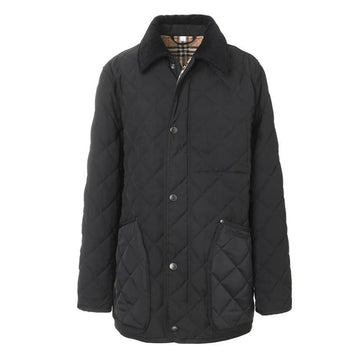 BURBERRY Cord-Jacke mit Diamantsteppung Schwarz 8049135 57671005
