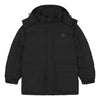 MAISON KITSUNE Foxkopf-Patch-Hoodie-Padded-Jacke Schwarz LM02204WQ4016 P199 114555597 [P]