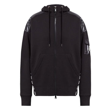 Moncler Logo Patch Hoodie Black 8G00030 809KX 999 70425552