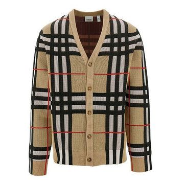 BURBERRY HARRIFORD チェック カーディガン アーカイブ ベージュ 8070287 57670986