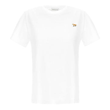 MAISON KITSUNE 24SS 女性 フォックス パッチ Tシャツ ホワイト MW00110KJ0008 P100 84812212