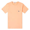 Maison Kitsune Blue Fox Patch Pocket T-Shirt Peach IM00110KJ0008 P612 84811889 [P]