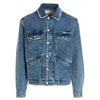 ISABEL MARANT JANGO Jeansjacke mit Rückenlogo Blau VE0061HA A3G10H 30BU 64444331 [P]