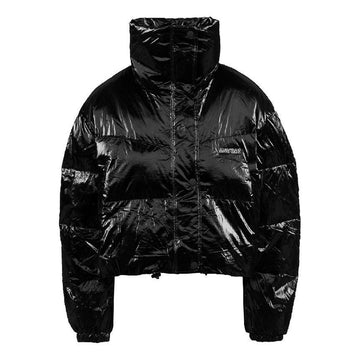 ISABEL MARANT TELIA Logo Patch Kurzpuffer Schwarz MA0129FA A3C49E 01BK 64444306