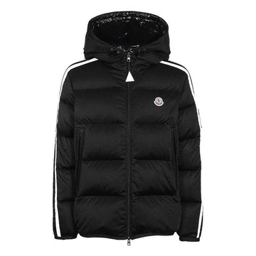 MONCLER SANBESAN Logo-Patch Daunenjacke Schwarz 1A002 37 899RX 999 63804890