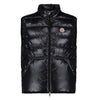 MONCLER AUBE Weste mit Logo-Patch Schwarz 1A000 79 595ZJ 999 63804893 [P]