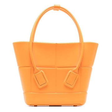 Bottega Veneta Arco Mini Rubber Tote Bag Orange 691194 V14I0 7010 78683344