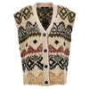 MaxMara 23FW GIRO Jacquard Knit Vest Beige 2353560333 001 63808573 [P]