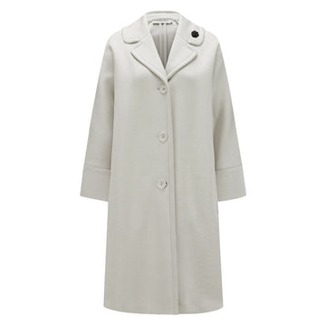 MaxMara 23FW ALVARO Single Breasted Coat Light Gray 2399060133 001 63808468