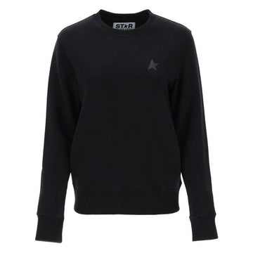 GOLDEN GOOSE アテナスタープリンティングクルーネックスウェットシャツ ブラック stamp: GWP01223 P00052590100 76761525