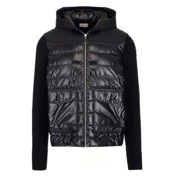 MONCLER mixte Strick-Padding-Jacke Schwarz 9B000 19 M1393 999 108191742