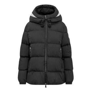 MONCLER モンクレール 23FW DRAA ロゴ パッチ フード付き ダウン ブラック 1A000 54 54A81 999 61688575
