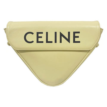 Celine Triangle Crossbody Bag Pale Yellow 195903 DCS 11PY 57106425