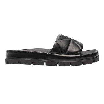 PRADA プラケット キルティング サンダル ブラック 1XX613 038 F0002 76526641