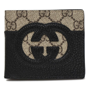 Gucci 24FW GG Cutout Interlocking Wallet Beige Black 701420 K9GSG 9769 105711694