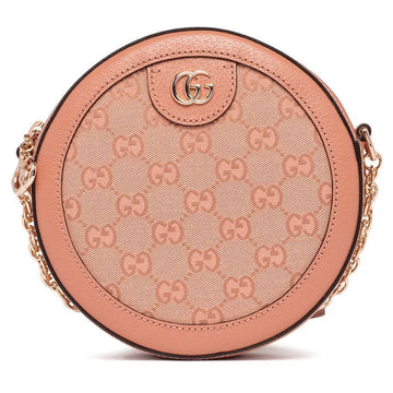 Gucci 24FW GG Ophidia Round Shoulder Crossbody Bag Pink 550618 FACC5 5748 105711682