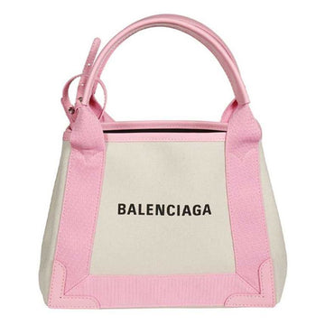 BALENCIAGA Cabas XS Tote Schultertasche Weiß-Rosa 390346 2HH3N 5961 60668478