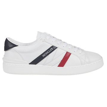 Moncler 23FW Women MONACO M Three-Stripes Sneakers White 4M002 20 M3126 P07 56562524