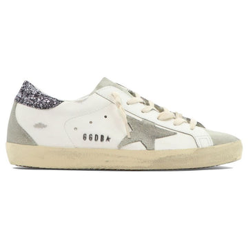 Golden Goose Women's Superstar Sneakers White Glitter Tab GWF00102 F004108 11166 105713519