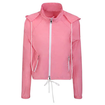 MONCLER 23FW ALOSE Logo-Patch Kapuzenjacke pink 1A001 10 539ZD 52T 54599894