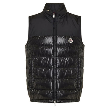 Moncler 24SS CERCES Logo Patch Padded Vest Black 1A000 58 595ZJ 999 76271474