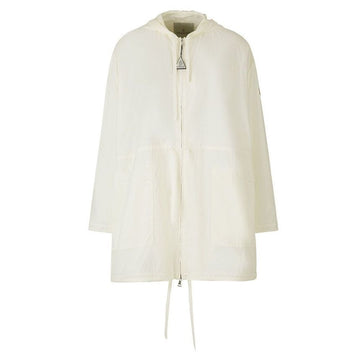 Moncler 23FW SUIR Logo Patch Rain Hooded Jacket Ivory 38 M2760 034 54599892