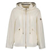 MONCLER 24SS CASSIOPEA Kapuzenjacke mit Logo-Patch Weiß 1A000 60 54A1K 034 76271472 [P]