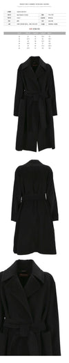 MAXMARA ベルナール ベルトウールコート ブラック 2360161439 013 60317220 [P]