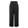 MAXMARA MONZA サテン レーヨン パンツ ブラック 2391360539 006 60317207 [P]
