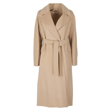 MAXMARA ベルト付きウールコート ベージュ 2390161533 097 60317200