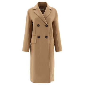 MAXMARA Doppelter Wollmantel Beige 2390111331 033 54356213