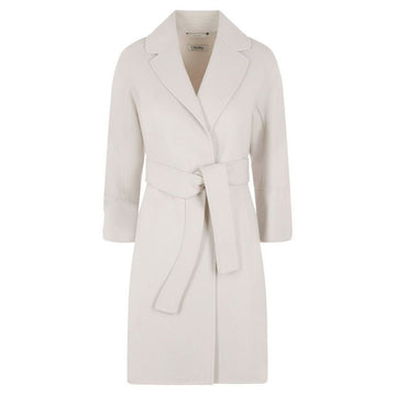 MaxMara 23FW ARONA Belted Wool Coat Ecru 2390111031 071 54356206