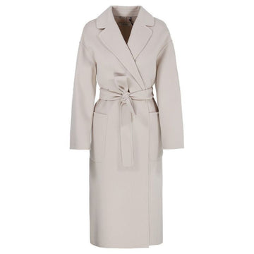 MAXMARA Belted Woll-Langmantel Sand 2390110331 099 54356184
