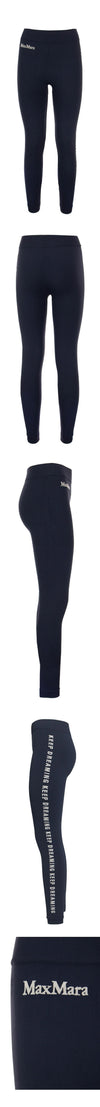 MaxMara GAVETTA Technical Leggings Dark Blue 2398110131 001 54356174 [P]