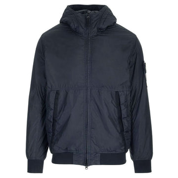 Stone Island Stone 23FW Badge Patch Crinkle Laps Jacket Navy 791540823 V0020 59678024