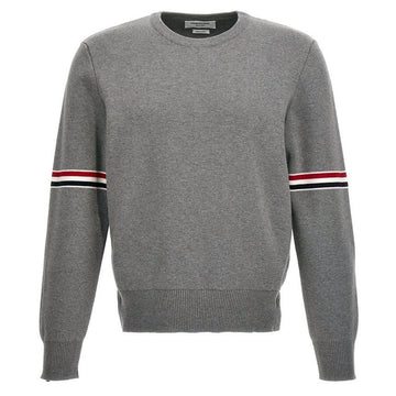 Thom Browne 24SS Milano Stripe Sleeve Knit Light Gray MKA326A Y3001 055 75832977