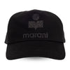 ISABEL MARANT 24SS TYRON Glitzer Logo Baseballmütze Schwarz A3C35A 01BK 76994384 [P]