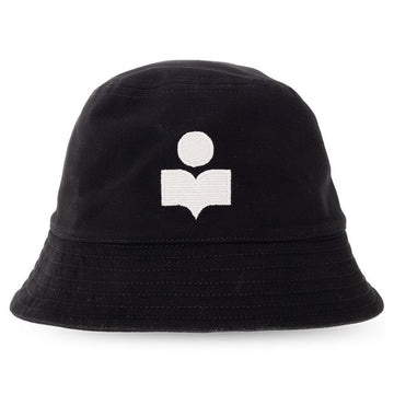 ISABEL MARANT Bucket Hat mit Logo-Stickerei Schwarz-Ecru CU001XFA A3C05A BKEC 59678439